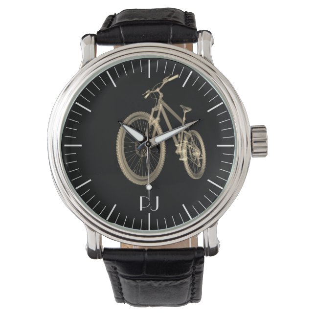 Reloj De Pulsera Impresión personalizada de bicicletas con tema de  (Anverso)