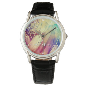 Reloj De Pulsera Impresionante Boho Bohemian Dreamcatcher Feathers