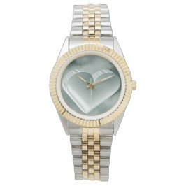 Reloj De Pulsera Impresionante color de agua original plata 3D cora