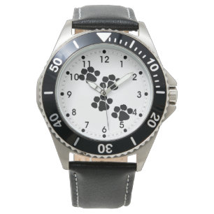 Reloj De Pulsera Impresiones de la pata de los mascotas