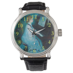 Reloj De Pulsera Impresionista de la época del piano