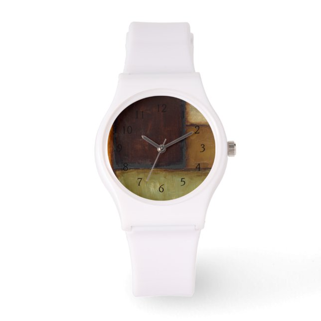 Reloj De Pulsera Impresionista otoñal de Jennifer Goldberger (Anverso)
