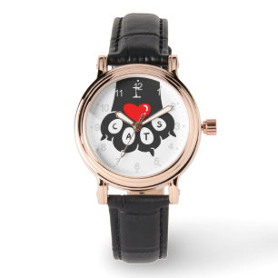 Reloj De Pulsera Imprimir cuadro de amor - Elegir color de fondo