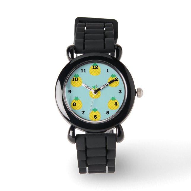 Reloj De Pulsera Imprimir piña (Anverso)