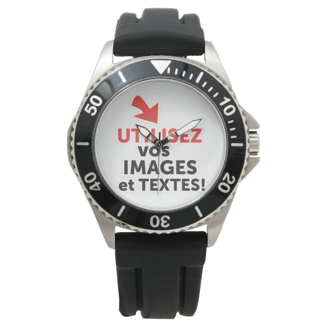 Reloj De Pulsera Imprimos vos diseños en ligne DIY en Français (Anverso)