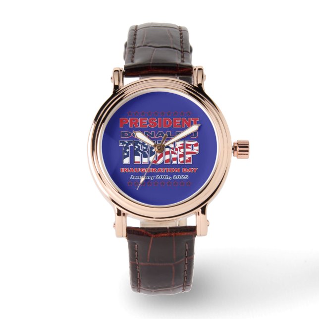 Reloj De Pulsera Inauguración de Donald Trump 2025 (Anverso)