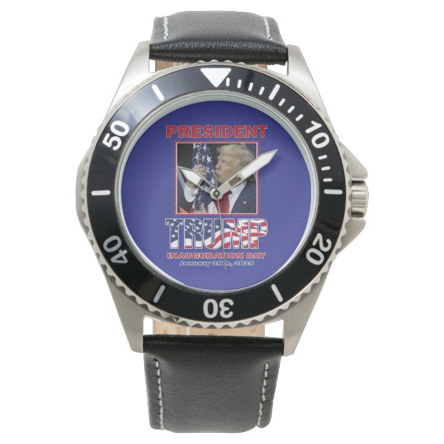 Reloj De Pulsera Inauguración de Donald Trump 2025 (Anverso)