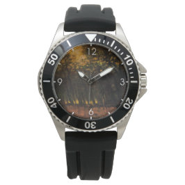 Reloj De Pulsera Incendios en el bosque (por Laszlo Mednyanszky)