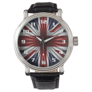 Reloj De Pulsera Increíble bandera del Reino Unido Jack Guay