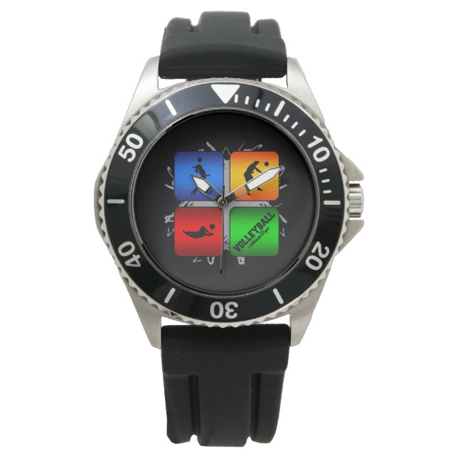 Reloj De Pulsera Increíble estilo urbano del voleibol (Anverso)