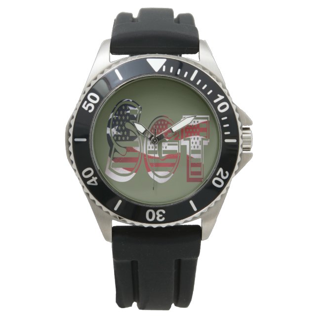 Reloj De Pulsera Increíble unidad militar patriótica (Anverso)