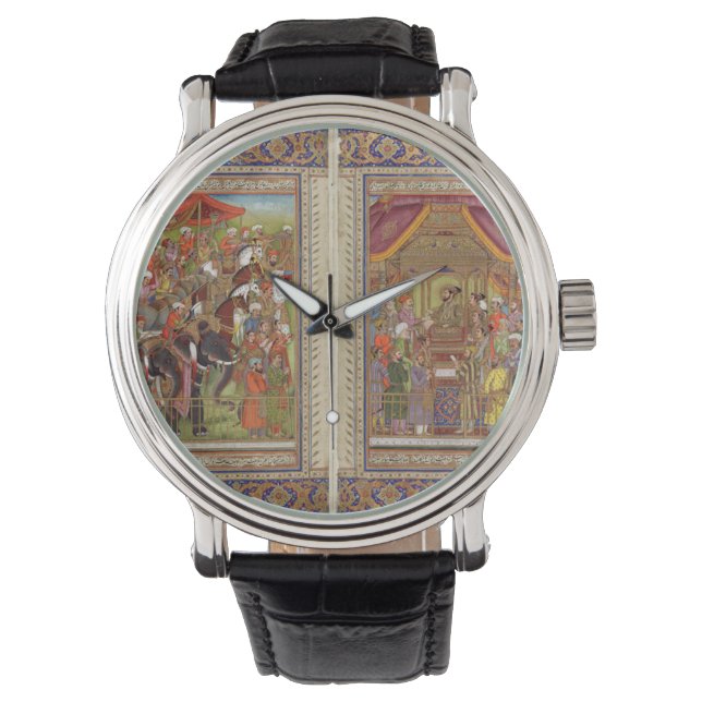 Reloj De Pulsera India Mughal Islam Islam Islam Musulmán Boho Art (Anverso)