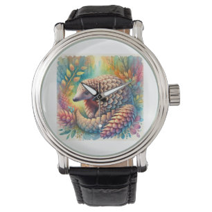 Reloj De Pulsera Indian Pangolin 170724AREF116 - Watercolor