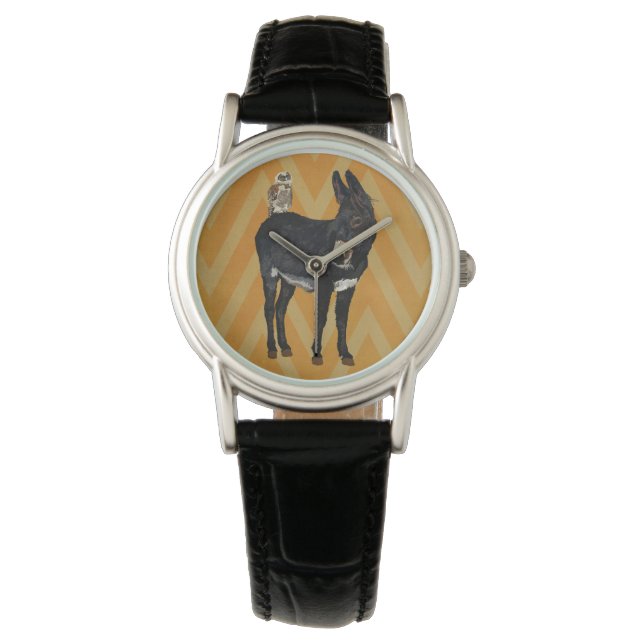 Reloj De Pulsera INDIGO DONKEY & OWL Watch (Anverso)