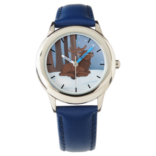 Reloj De Pulsera Indio de invierno (Anverso)