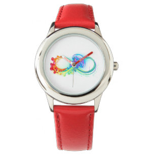 Reloj De Pulsera Infinidad con las medusas del arcoiris