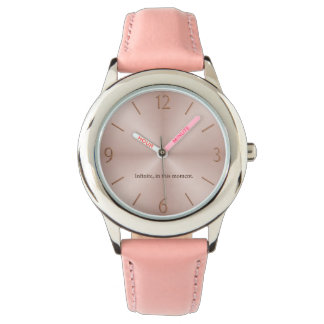 Reloj De Pulsera Infinite Moment Watch — Blush Edition