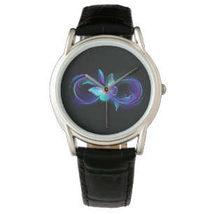 Reloj De Pulsera Infinito brillante con mariposa mágica