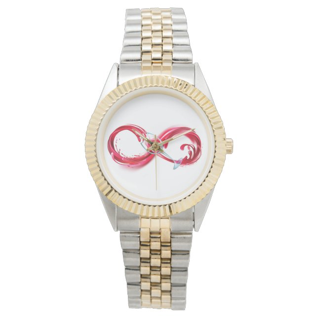 Reloj De Pulsera Infinity with Red Wine (Anverso)