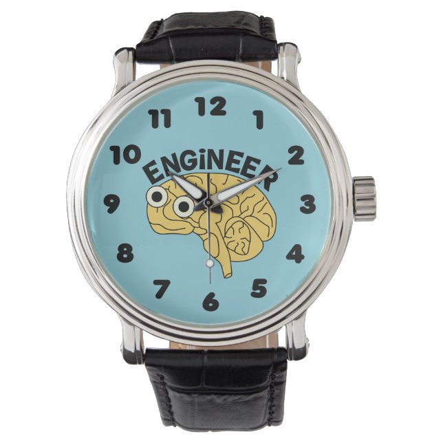 Reloj De Pulsera Ingeniero Cerebrito  (Anverso)