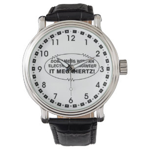 Reloj De Pulsera Ingeniero eléctrico Megahertz Oval