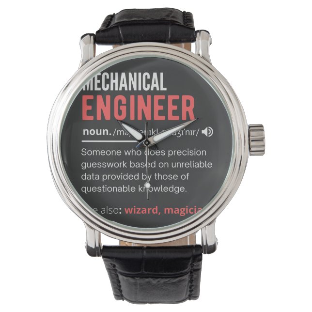Reloj De Pulsera INGENIERO mecánico (Anverso)
