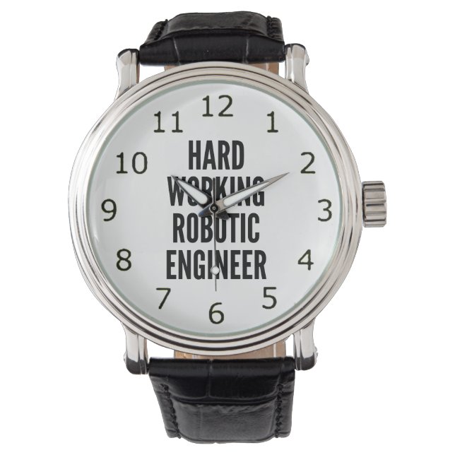 Reloj De Pulsera Ingeniero Robótico de trabajo duro (Anverso)