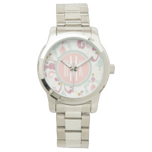 Reloj De Pulsera Inicial  Patrón de deceno suave