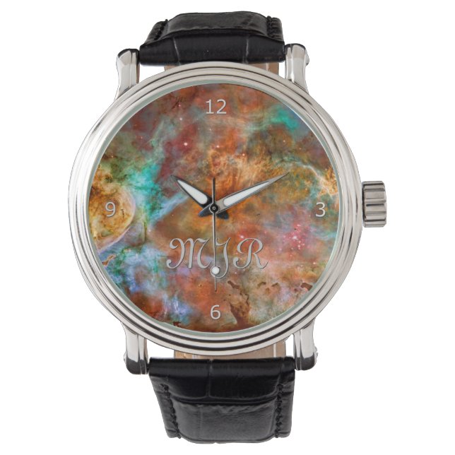 Reloj De Pulsera Iniciales del monograma - Carina Nebula, Argo Navi (Anverso)