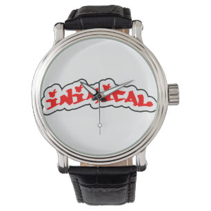 Reloj De Pulsera Inimical Classic Woods Tag Graffiti Logo