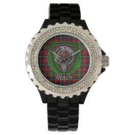 Reloj De Pulsera Innes Scottish Clan Tartan & Crest