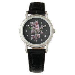 Reloj De Pulsera Insanidad orquídea en negro