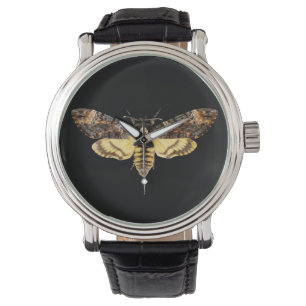 Reloj De Pulsera insecto de mariposa mariposa de cabeza de muerte a