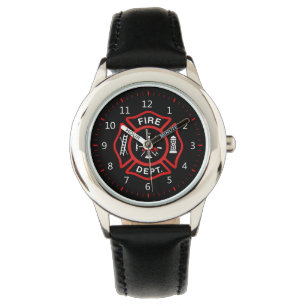 Reloj De Pulsera Insignia del cuerpo de bomberos
