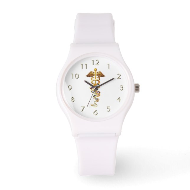 Reloj De Pulsera Insignia médica (Anverso)
