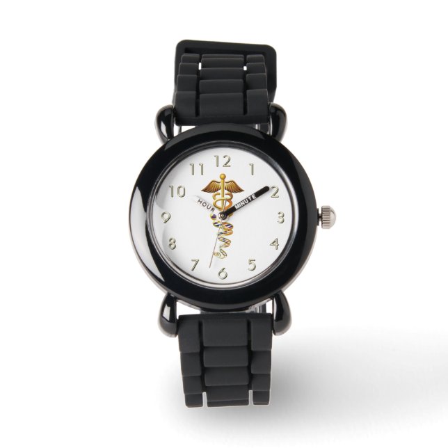 Reloj De Pulsera Insignia médica (Anverso)