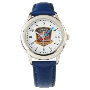 Reloj De Pulsera Insígnia Personalizada de Bombero Adorable