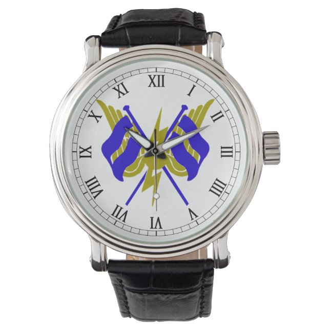 Reloj De Pulsera Insignias mixtas RO (Anverso)