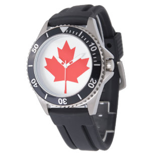 Reloj De Pulsera Inspección de bandera de Canadá