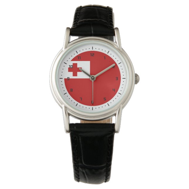 Reloj De Pulsera Inspección de la bandera de Tonga (Anverso)