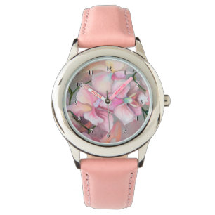 Reloj De Pulsera Inspección Orquídea Rosa