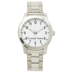 Reloj De Pulsera Inspección personalizada de nombres