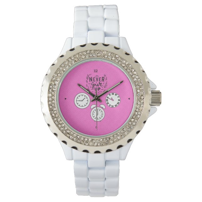 Reloj De Pulsera Inspección rosa (Anverso)