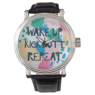 Reloj De Pulsera Inspiración brillante IV   Despierta Patas Tortas 