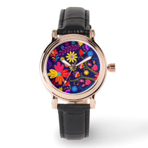 Reloj De Pulsera Inspiración de la Fiesta Floral