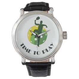 Reloj De Pulsera Inspiración Deportiva Pickleball