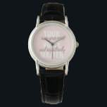 Reloj De Pulsera Inspiración en tu cita de motivación de Voice Matt<br><div class="desc">Inspiración en tu cita de motivación de Voice Matter</div>