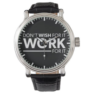 Reloj De Pulsera Inspiración - No lo Desees - Trabaja por ella
