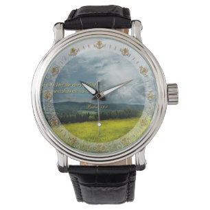 Reloj De Pulsera Inspirador - Esperanza eterna - Salmos 19-1