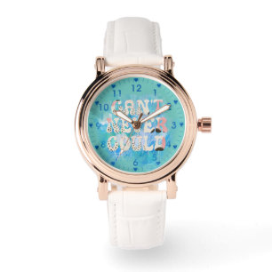 Reloj De Pulsera Inspirador no puede nunca citar